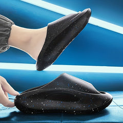 Men's Slide Slippers Open Toe Shoes for Indoor Outdoor Beach Shower