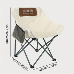 Portable Folding Chair Moon Chair for Outdoor Camping