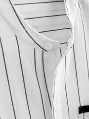 Men's Striped Short Sleeve Shirt