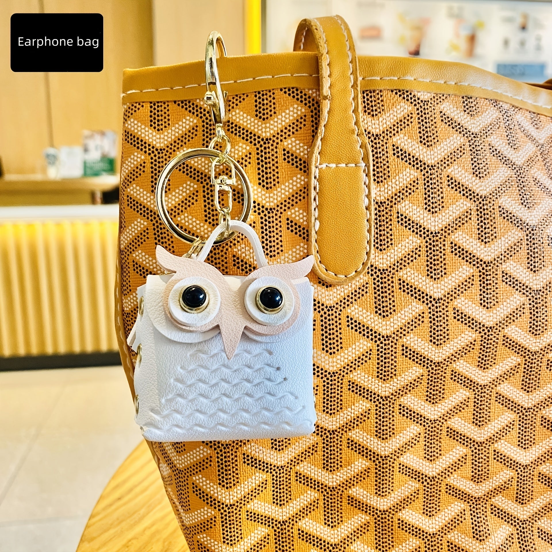 Cute Owl Coin Purse Keyring with Lobster Clasp