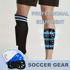 Soccer Leg Pads Knee Shin Guards Protective Gear For Football
