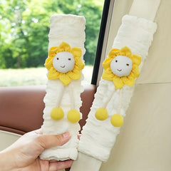Sunflower Car Seat Belt Shoulder Pad Anti Strangulation Protector