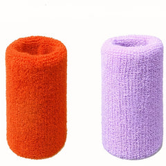 Unisex Sports Terylene Wristband - Sweat Absorbing