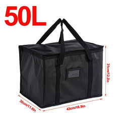 Insulated Cooler Bag Waterproof Thermal Tote for Food Pizza Takeaway