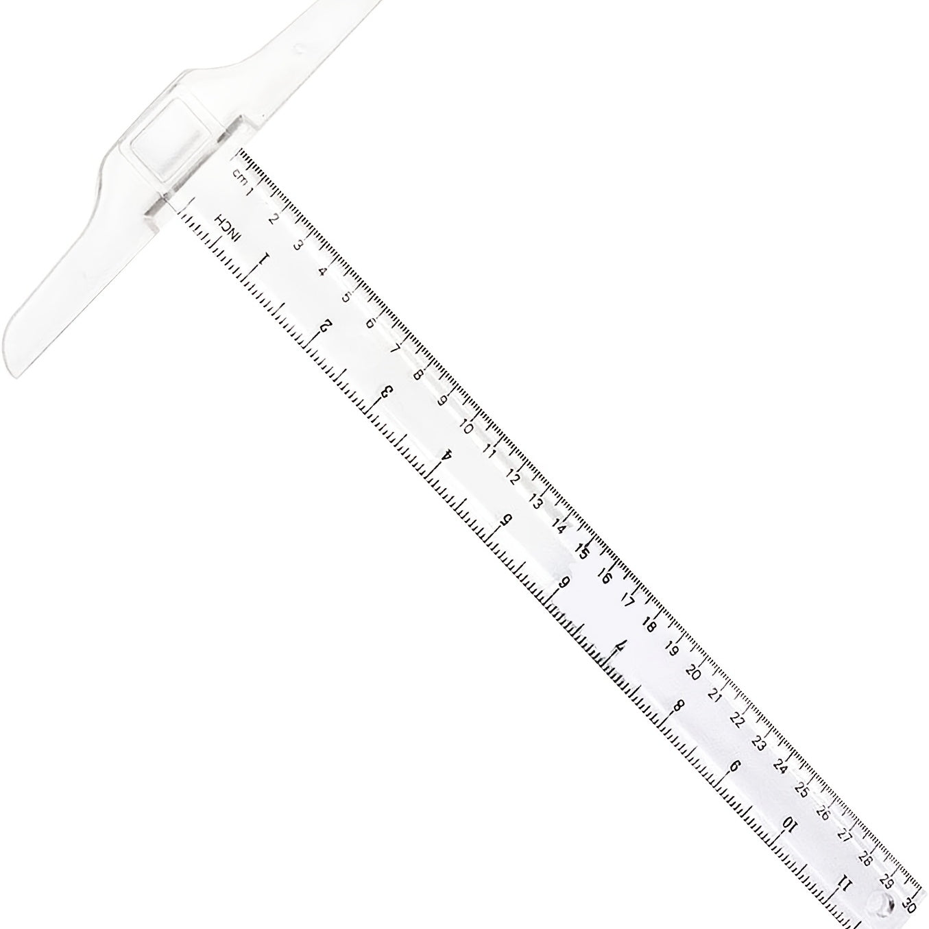 12 Inch Junior T Square Plastic Transparent T Ruler For Drawing