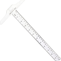 12 Inch Junior T Square Plastic Transparent T Ruler For Drawing