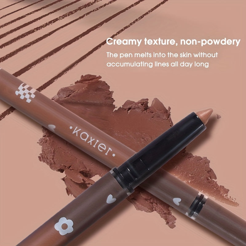 Matte Eyeshadow Pen Powder Cold & Warm Tone Long-Lasting Eye Makeup