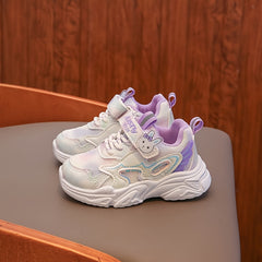 Girls Running Shoes Comfy Anti-skid Sneakers For School