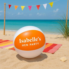Personalized Name Beach Ball - Customizable Durable Outdoor Gift
