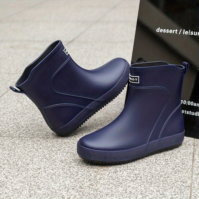Women's Waterproof Rubber Rain Boots Non slip Work Boots For Outdoor