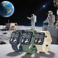 LED Touchscreen Sports Watch Set for Climbing & Running