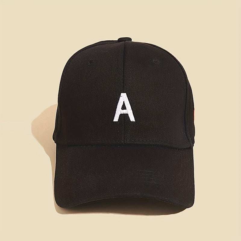 Heart A Embroidery Baseball Cap Lightweight Sun Hats For Women