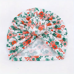 Newborn Floral Turban Hat Cap Beanie For Baby Boys And Girls