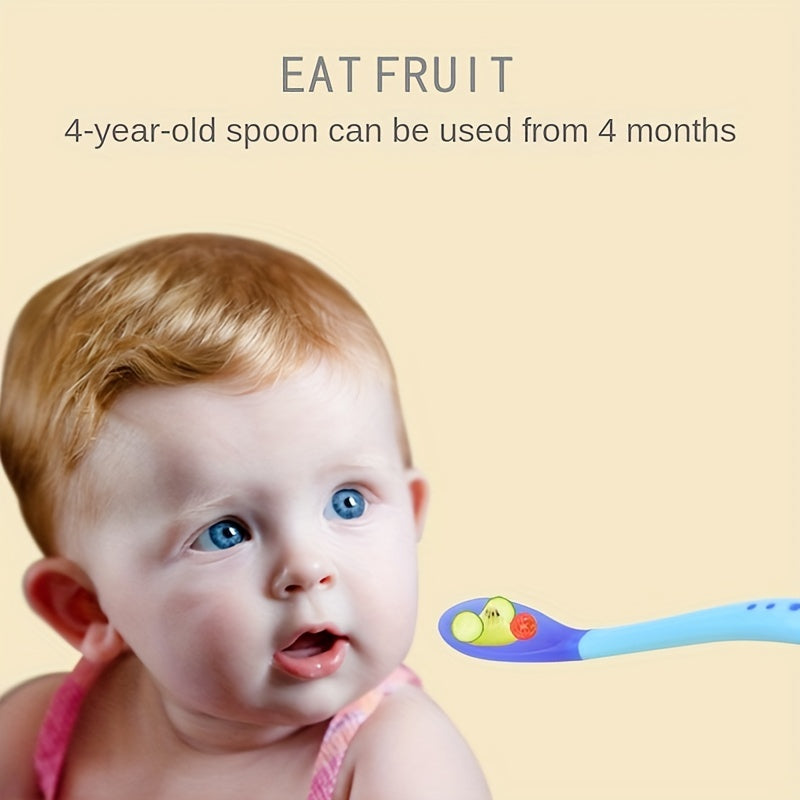 Baby Temperature Sensing Soup Fork Spoon
