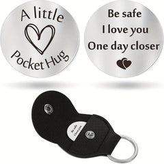 Stainless Steel Lucky Keychain for Men Women