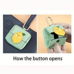 Cartoon Mini Storage Bag for Lipsticks with Keychain