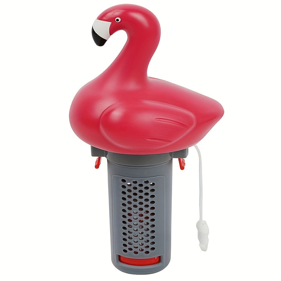 Flamingo Pool Chlorine Dispenser Fits 2 Tabs Bromine Holder