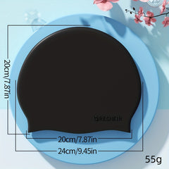 Silicone Swimming Cap Waterproof Non slip High Elastic Diving Cap
