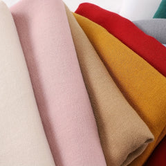 Solid Plain Hijab Casual Scarf Windproof Head Wrap for Women