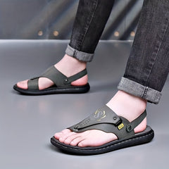 Men's Thong Sandals Non Slip Flip Flops Toe Loop Shoes
