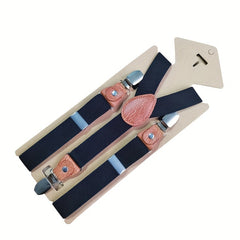 Boys Teen Casual Adjustable Y Shape Metal Clip Suspenders