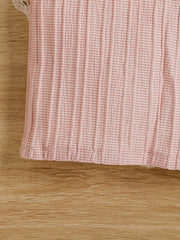 Girls Ruffle Trim Sleeveless Blouses Button Down Shirts Casual Summer Tops