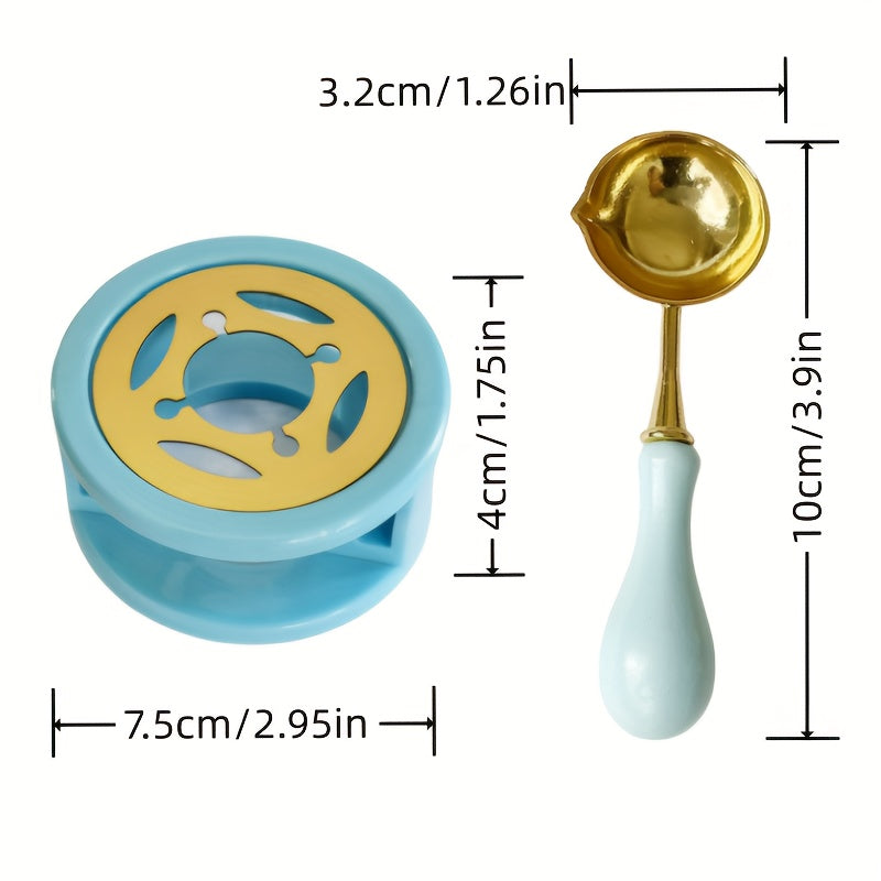 Wax Sealing Tool Set Fire Lacquer Seal Stamp Wax Heating Melting Tool