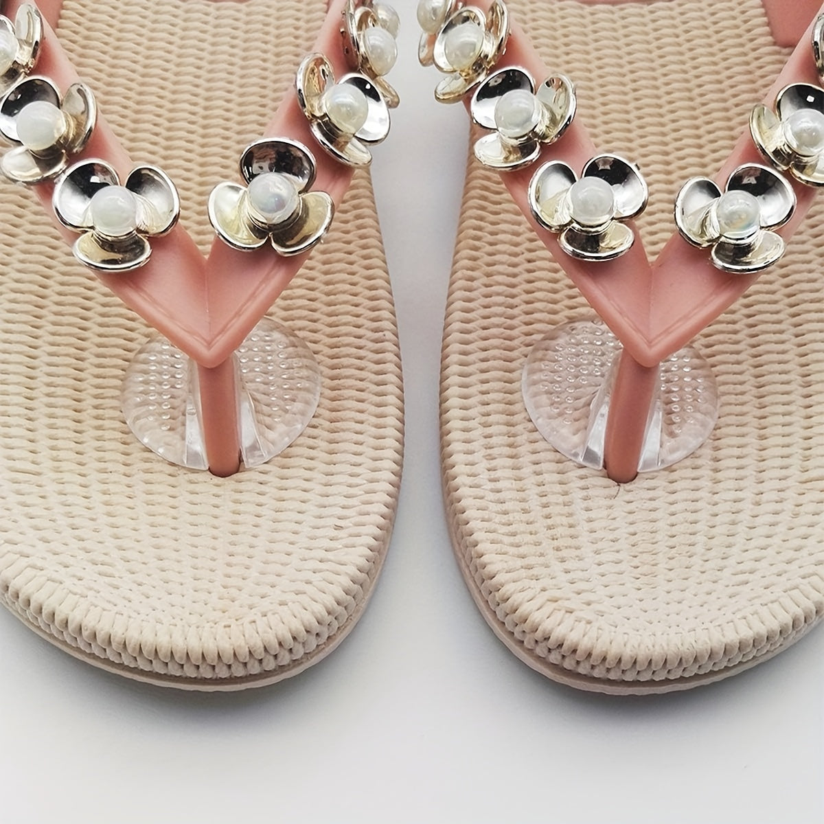 2pairs Soft Toe Protectors Thong Sandals