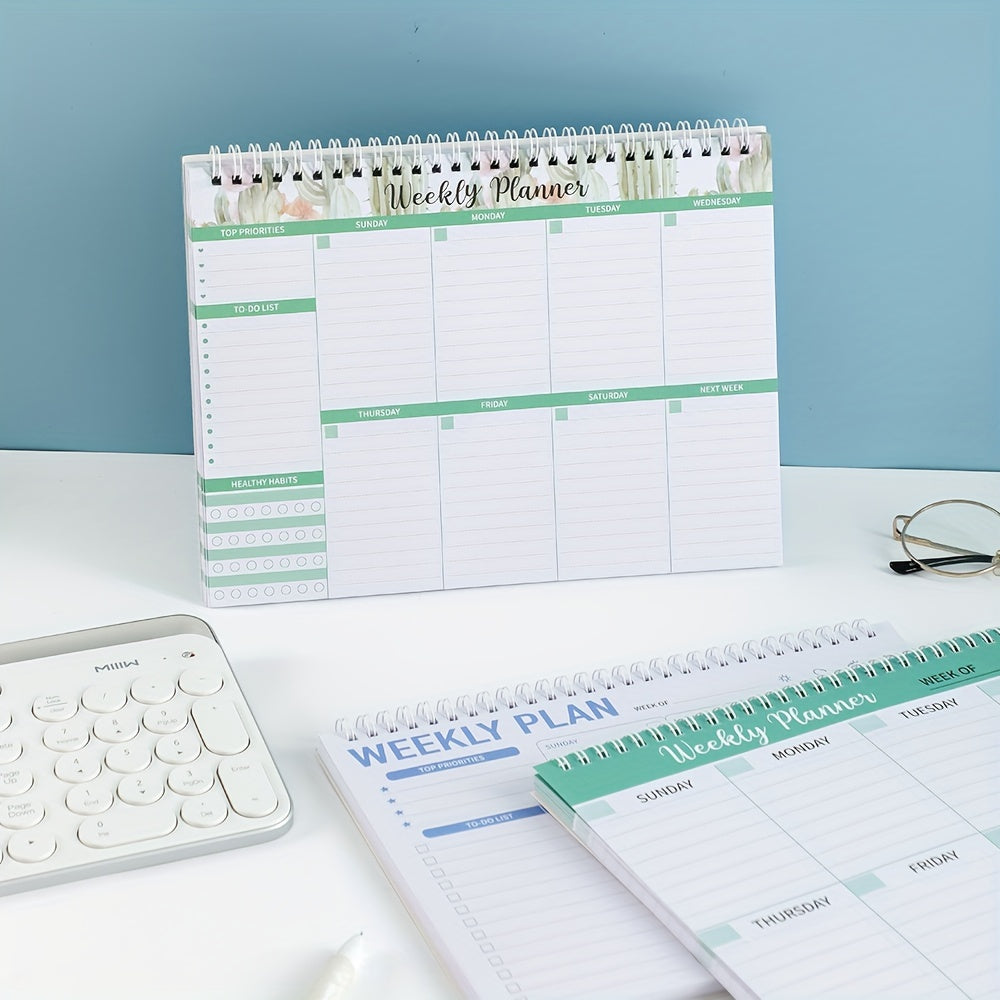Weekly Planning Notepad To Do Planner With Notes Daily Schedules