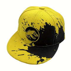 Casual Doodle Dinosaur Embroidery Baseball Cap Sun Protection Hip Hop Style