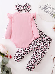 Cute Baby Girls Romper & Headband Set for Newborns