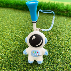Astronaut Cartoon Pattern Golf Ball Seat Ornament