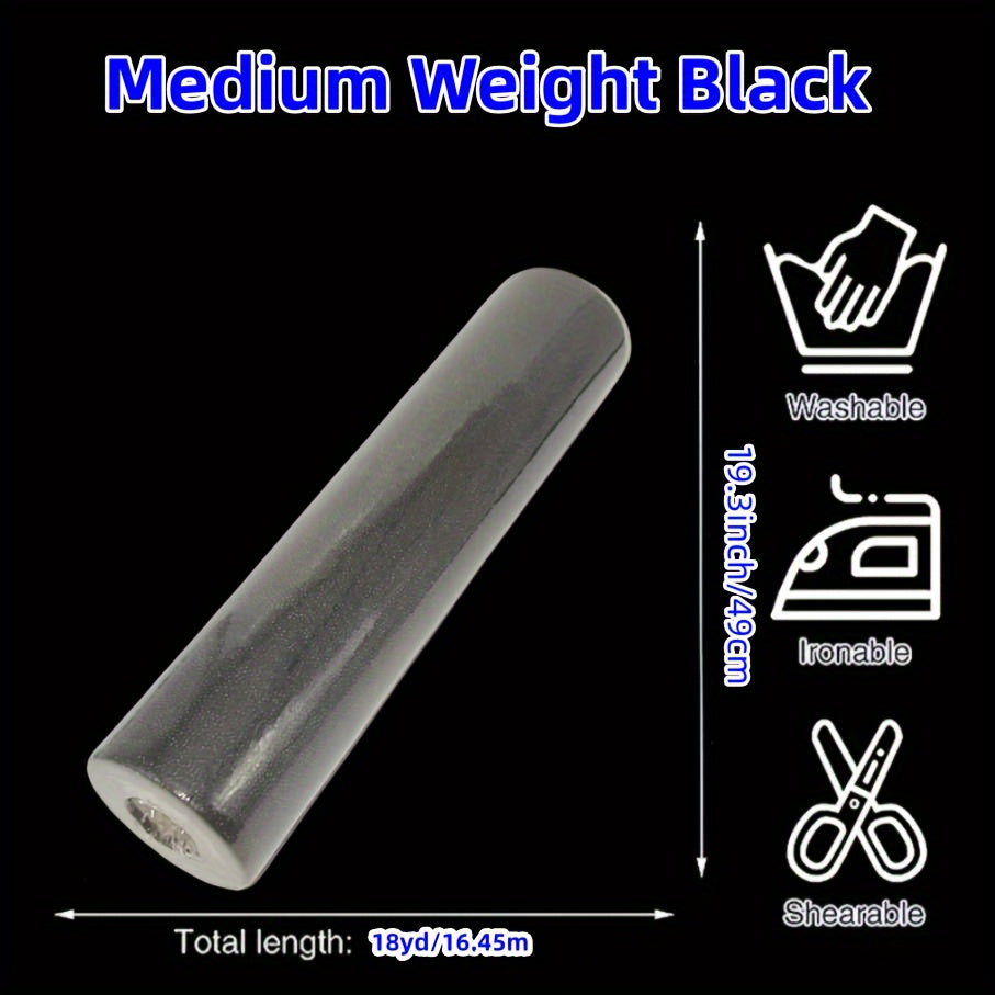 Iron On Fusible Interfacing Medium Weight Non Woven for Sewing Crafts