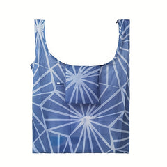 Red Dots Reusable Grocery Bags Folding Shopping Bag Waterproof