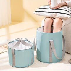 Portable Foldable Foot Bath Basin with Handles for Outdoor Travel & Camping
