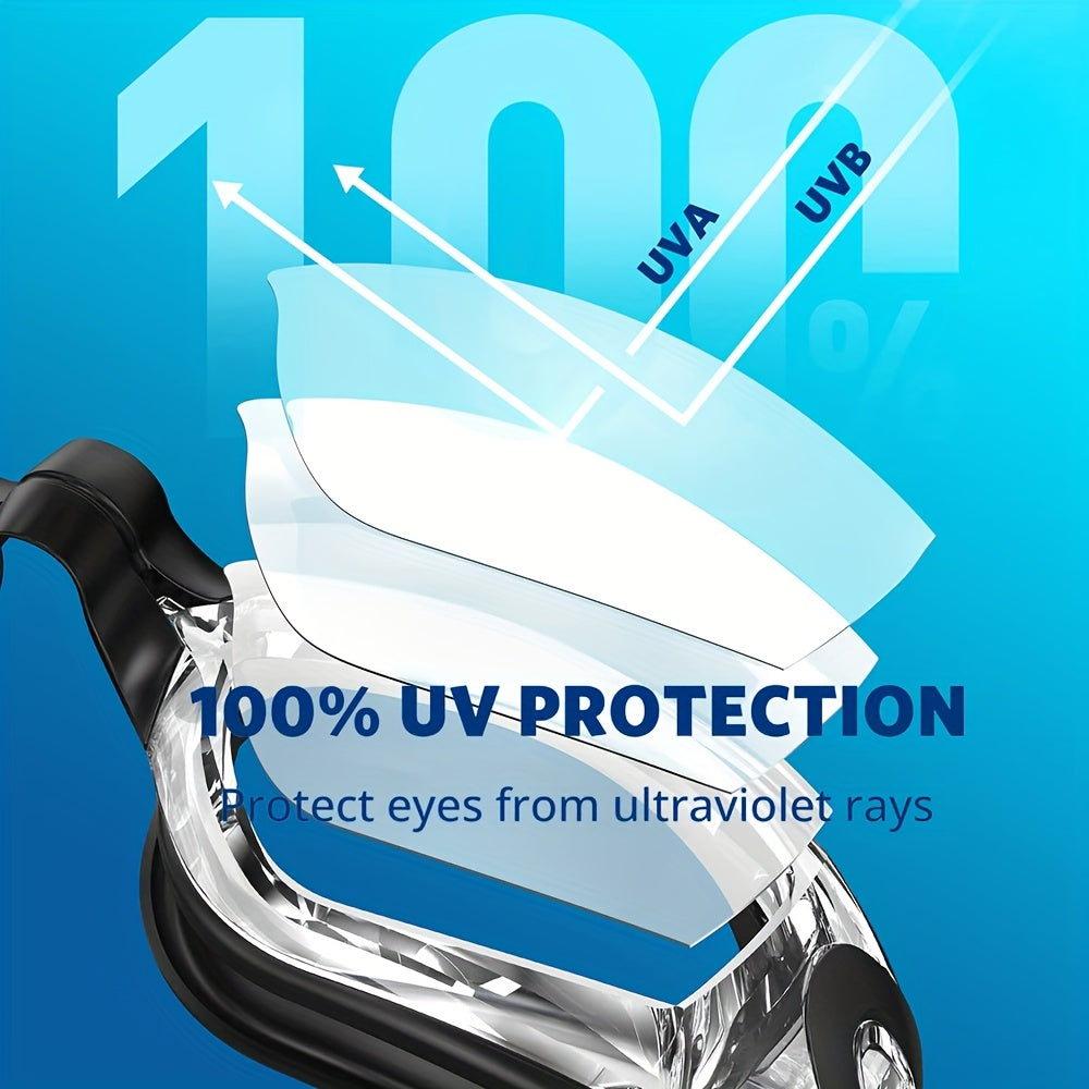 Anti Fog UV Protection Swimming Goggles Adjustable Swim Eyewear