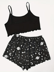 Women's Sleepwear Pajama Set with Cute Designs