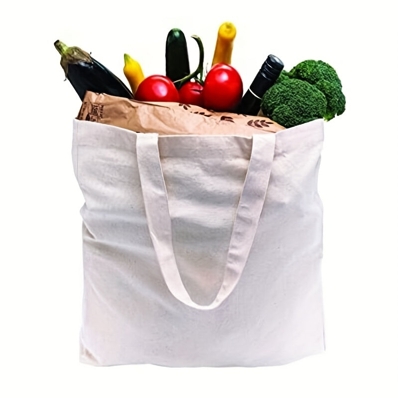 Portable Eco-friendly Canvas Bag for Shopping Outdoors