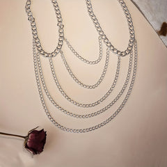 Sexy Tassel Body Chain Halter Harness Hollow Out Strappy Layer