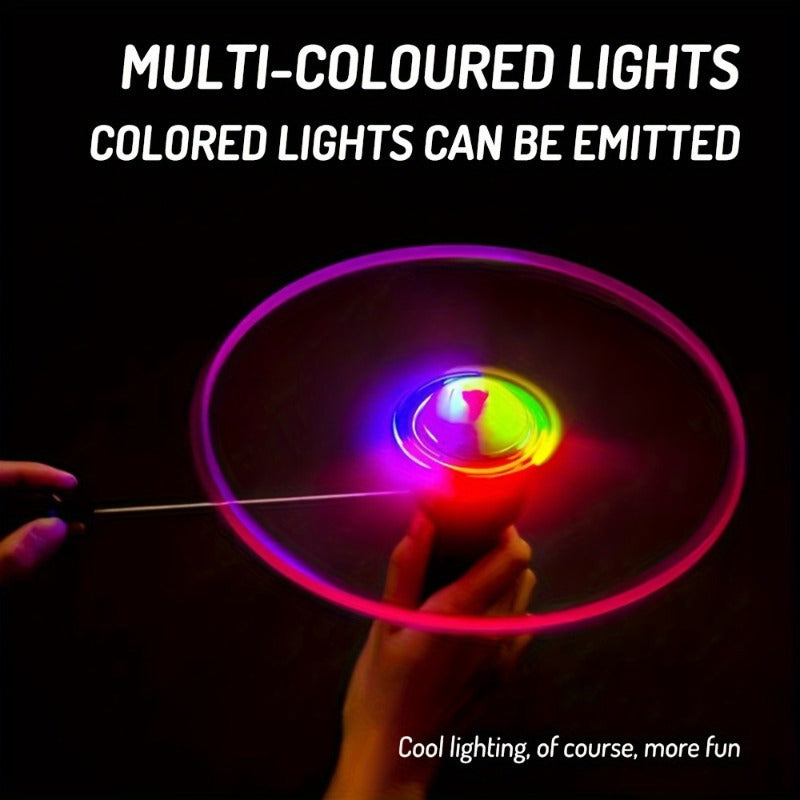 LED Flying Disc Toy for Kids Outdoor Games with Colorful LEDs