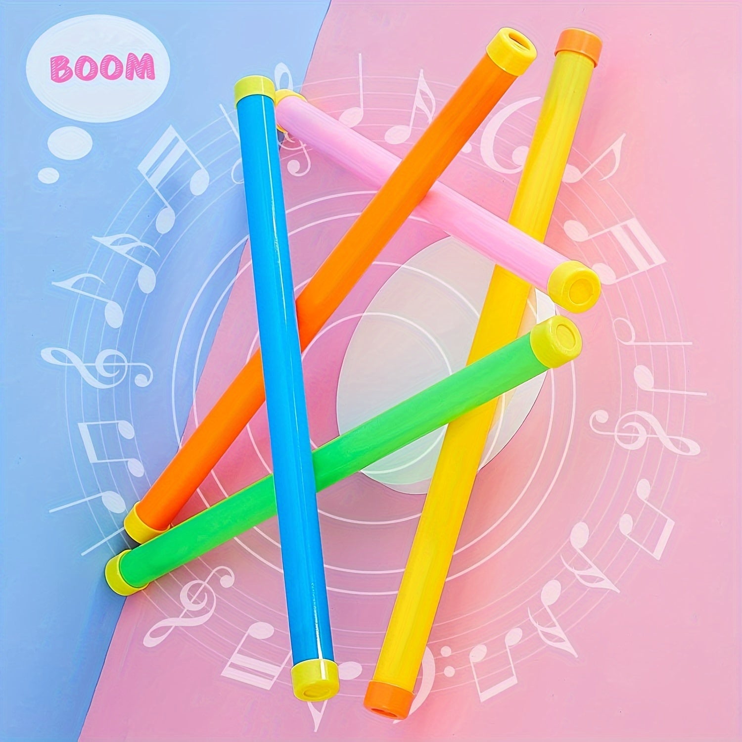Random Screaming Stick Funny Sound Props Plastic Tube Rocking Sound Toys