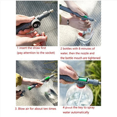 Adjustable Handheld Spray Nozzle for Watering