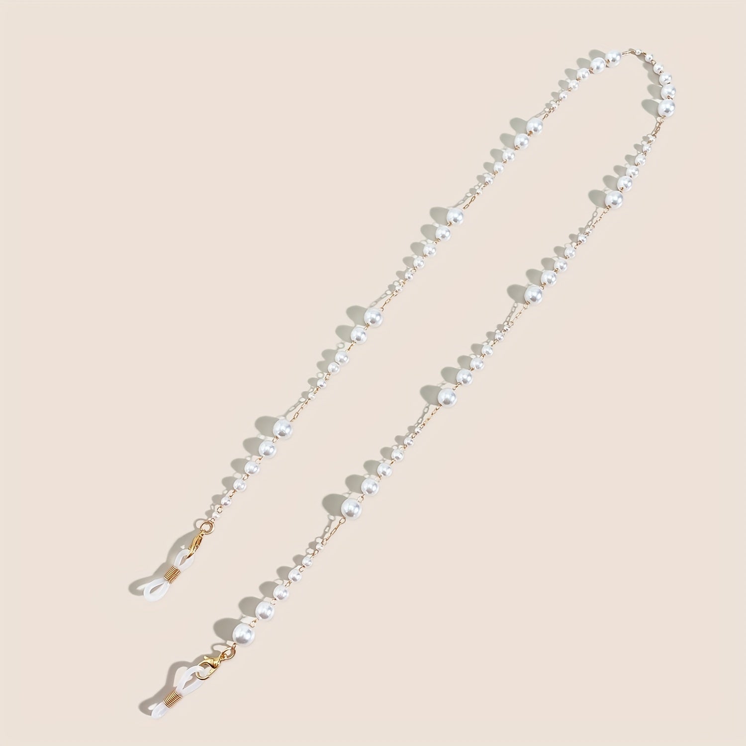 Faux Pearl Glasses Chain Anti Slip Eyeglasses Lanyard Strap