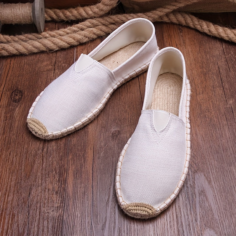 Men's Casual Slip-On Espadrilles Loafer Shoes