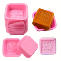 DIY Soap Silicone Mold 100 Square - Homemade Soap Craft Resin Chocolate
