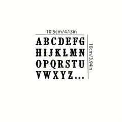 1PC 26 Letter A Herbal Tattoo Juice Waterproof Semi Permanent Tattoo Stickers