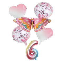 Colorful Butterfly Theme Balloons for Celebrations
