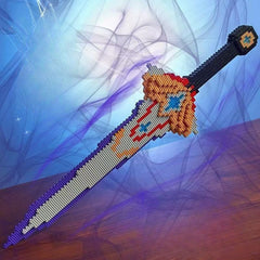 1168pcs Building Blocks Model Kit Colorful Detailed Sword Perfect Gift