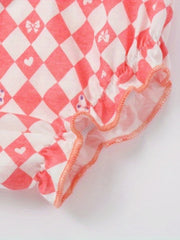 4pcs Girls Triangle Panties Rabbits Print Elastic Waist Soft Underwear