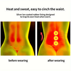 Fitness Sweating Belt for Waist Fat Burning Body Shaping